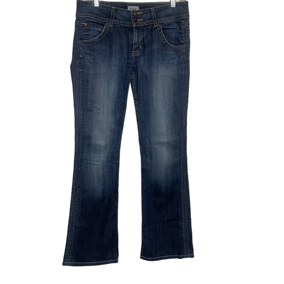 Hudson Jeans 28 Beth Mid Rise Denim Pockets - Picture 6 of 8
